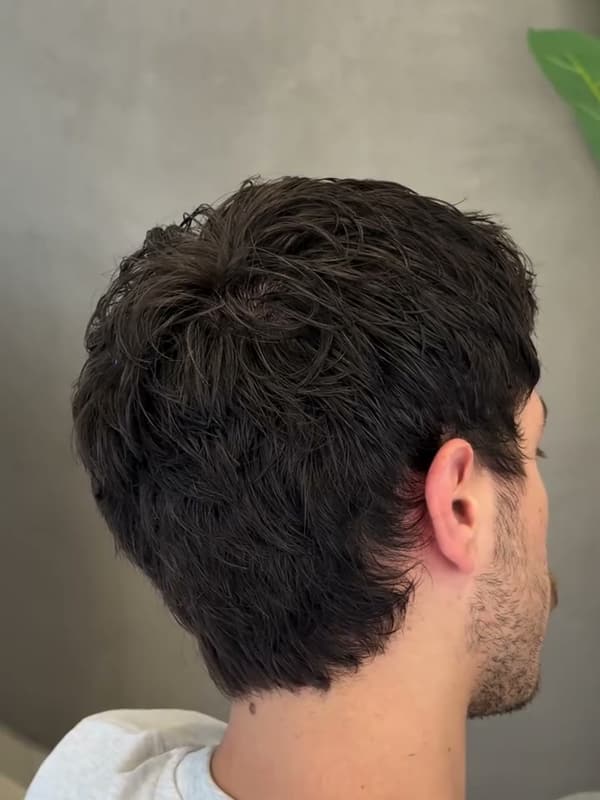 Warrior cut, τελειωμένο, από πίσω